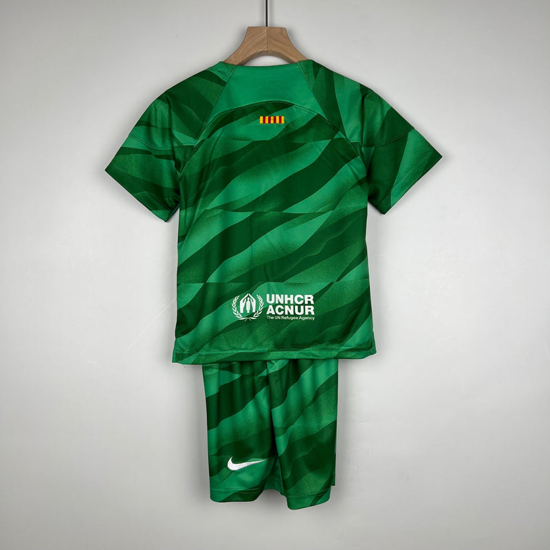 BARCELONA PORTERO I 23/24 CONJUNTO INFANTIL